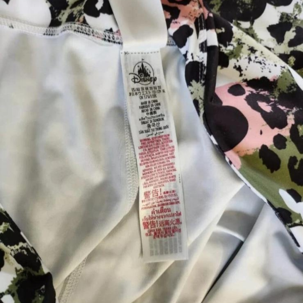 Disney Atlantic Pants Womens Plus Size 3X Mickey Mouse Leopard Print - Picture 7 of 8
